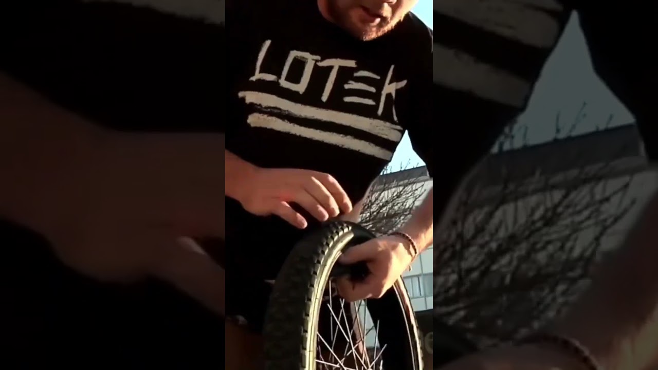 Imagem de destaque para: How to get home on a flat tire #bmx