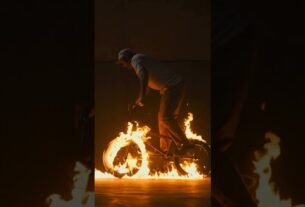 Imagem de destaque para: BMX GIRANDO O QUADRO PEGANDO FOGO