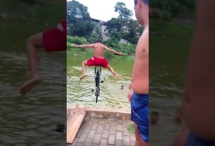 Imagem de destaque para: DESAFIO: PULAR NO RIO COM A BIKE