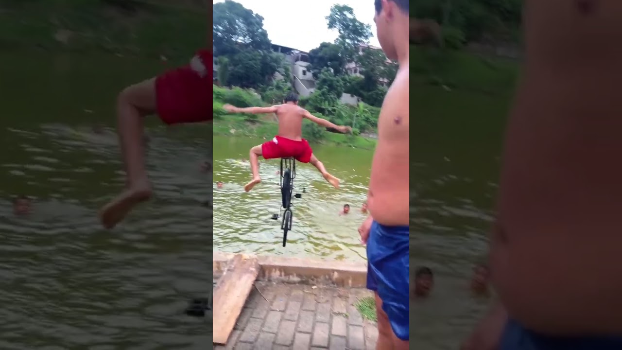 Imagem de destaque para: DESAFIO: PULAR NO RIO COM A BIKE